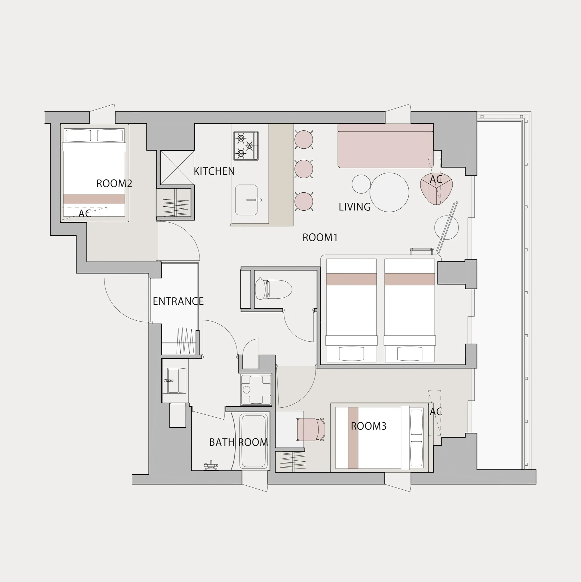 Club Deluxe floor plan